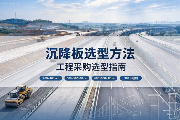 皇姑沉降板选择方法