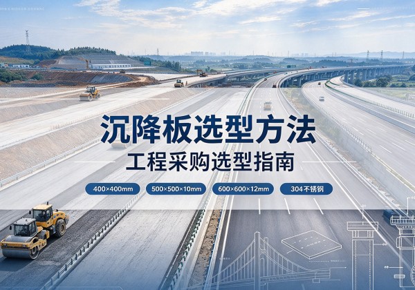 皇姑沉降板选择方法